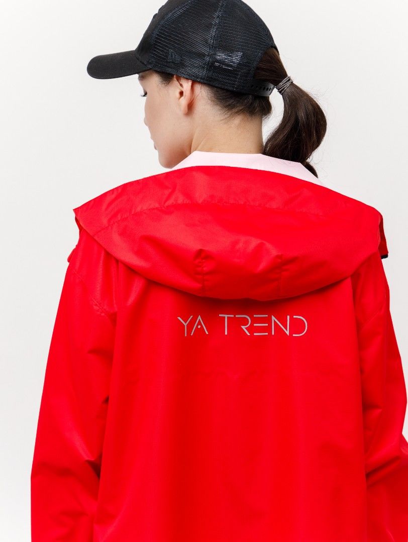 Дождевик женский с мембраной красный YA TREND — фото 8