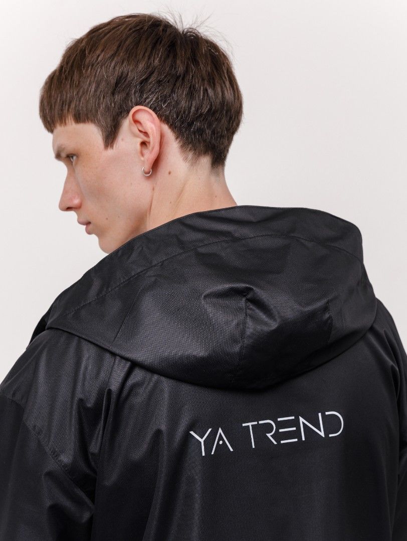 Дождевик женский с мембраной черный YA TREND — фото 17