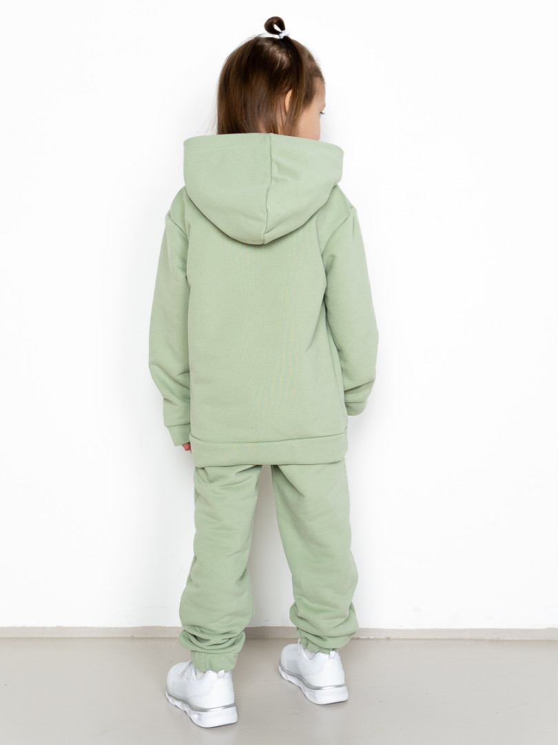 Костюм с капюшоном детский, рост 98-128 оливка YA TREND — фото 7